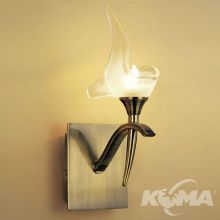 Viena kinkiet 1x40W G9 230V antyczny mosiądz